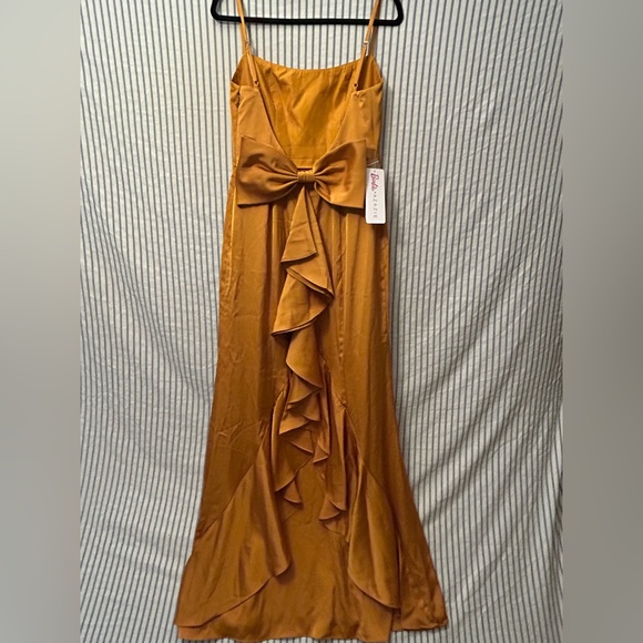 Azazie Butterscotch Maxi Dress - Picture 2 of 2